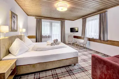 Ein Bett oder Betten in einem Zimmer der Unterkunft Auszeit Filzmoos