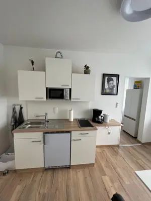Küche/Küchenzeile in der Unterkunft BacherlHouse - Apt Steinbach