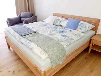 Ein Bett oder Betten in einem Zimmer der Unterkunft Beim Lanner - Franz