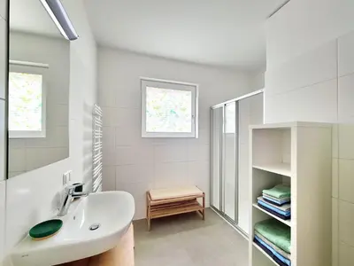 Ein Badezimmer in der Unterkunft Beim Lanner - Maria