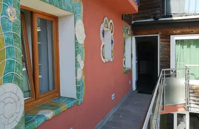 Ein Balkon oder eine Terrasse in der Unterkunft Apartment Schwarzindien