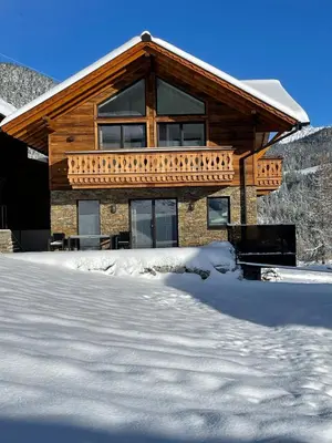 Ferienlodge Edelstein im Winter