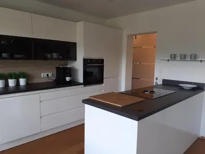 Küche/Küchenzeile in der Unterkunft Haus Gertrude Hörack