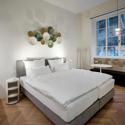 Ein Bett oder Betten in einem Zimmer der Unterkunft Villa Unterswand - Self Check-in