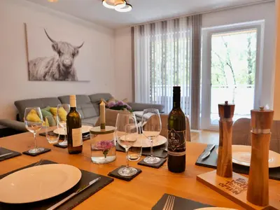 Getränke in der Unterkunft Apartment Auszeit
