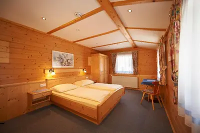Ein Bett oder Betten in einem Zimmer der Unterkunft Haus Lanner