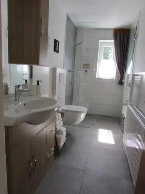 Ein Badezimmer in der Unterkunft Bachhäusl