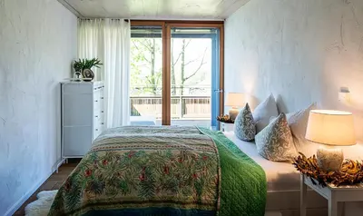 Ein Bett oder Betten in einem Zimmer der Unterkunft The View