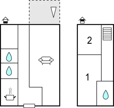Grundriss der Unterkunft Ferienhaus - St Koloman