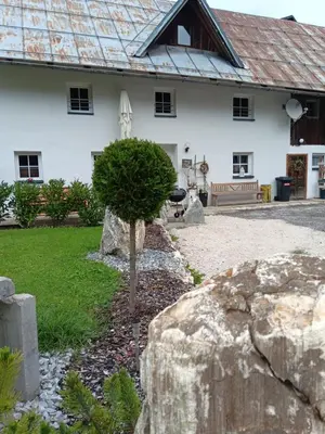 Ein Garten an der Unterkunft Ferienhaus Krallinger