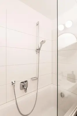 Ein Badezimmer in der Unterkunft Apartment - Lärchenhof