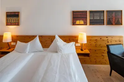 Ein Bett oder Betten in einem Zimmer der Unterkunft Villa Seilern Vital Resort