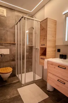 Ein Badezimmer in der Unterkunft Landhaus Gaspar