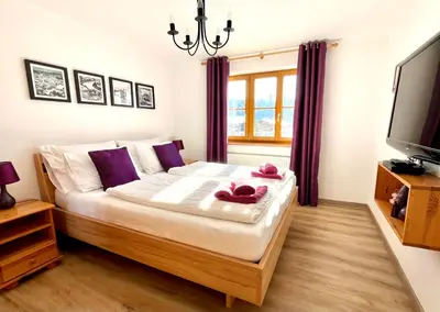 Ein Bett oder Betten in einem Zimmer der Unterkunft Haus Thomas