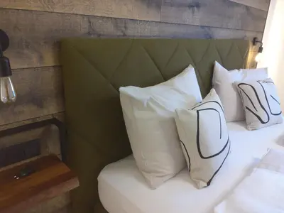 Ein Bett oder Betten in einem Zimmer der Unterkunft Ferienwohnungen Kienesberger
