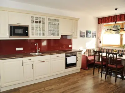 Küche/Küchenzeile in der Unterkunft Landhaus Katharina