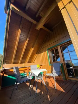 Ein Balkon oder eine Terrasse in der Unterkunft Haus Eder