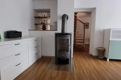 Grundriss der Unterkunft Wohnung mit Garten, Sauna und Infrarotkabine