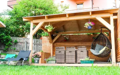 Ein Garten an der Unterkunft Imi Appartement