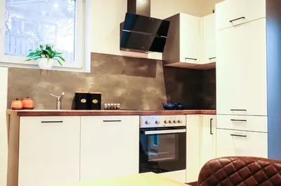 Küche/Küchenzeile in der Unterkunft Imi Appartement