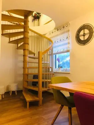 Ein Bett oder Betten in einem Zimmer der Unterkunft Bio Schartenhof