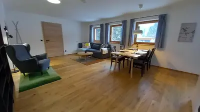 Ein Sitzbereich in der Unterkunft Lachtal-Zentral