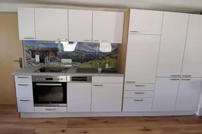 Küche/Küchenzeile in der Unterkunft Schöne Wohnung am Bauernhof