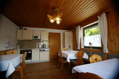 Küche/Küchenzeile in der Unterkunft Haus Brigitte Rettensteiner
