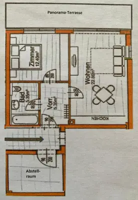 Grundriss der Unterkunft Almlodge Flachau
