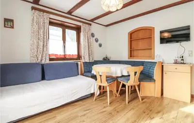 Ein Sitzbereich in der Unterkunft Gemuetliche Ferienwohnung