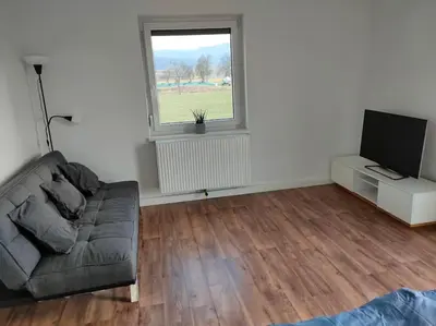 TV/Unterhaltungsangebot in der Unterkunft Ferienwohnung ländlich und in Seenähe