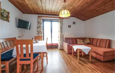 Ein Sitzbereich in der Unterkunft Ferienwohnung In Wagrain