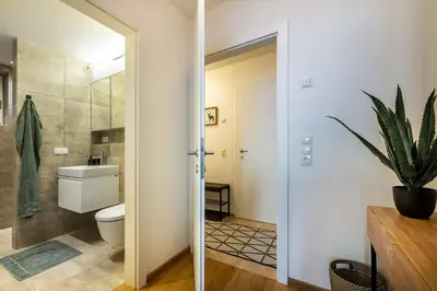 Ein Badezimmer in der Unterkunft Das Neumayer´s