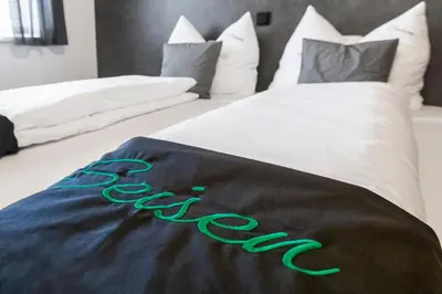 Ein Bett oder Betten in einem Zimmer der Unterkunft Seisen Almchalet