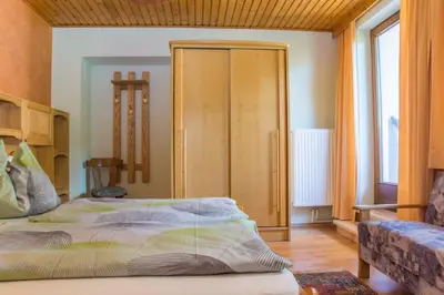 Ein Bett oder Betten in einem Zimmer der Unterkunft Haus Wiesbach