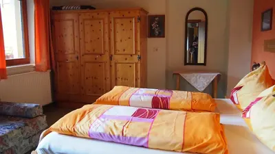 Ein Bett oder Betten in einem Zimmer der Unterkunft Haus Wiesbach