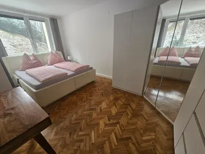 Ein Bett oder Betten in einem Zimmer der Unterkunft The View of Austria!