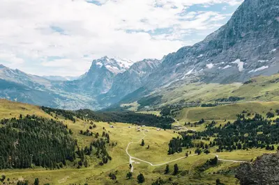Naturlandschaft in der Nähe der Ferienwohnung