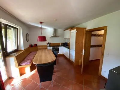 Küche/Küchenzeile in der Unterkunft Luxe Appartement aan de piste van Annaberg-Lungötz