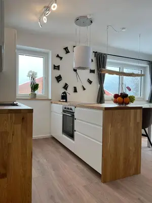 Küche/Küchenzeile in der Unterkunft EXCLUSIVES APARTMENT - Auszeit Mondsee