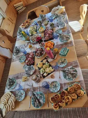 Essen in diesem Bauernhof oder in der Nähe