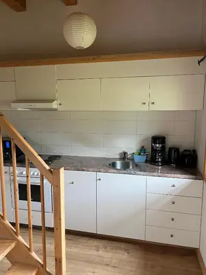Küche/Küchenzeile in der Unterkunft Apartments Steinwänd