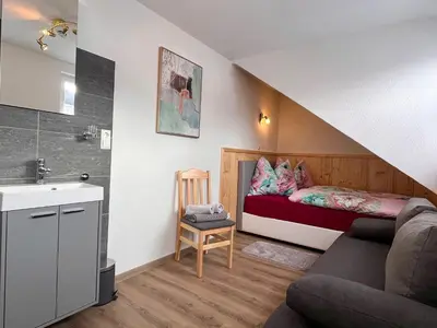 Ein Sitzbereich in der Unterkunft Apartment Moser-2 by Interhome