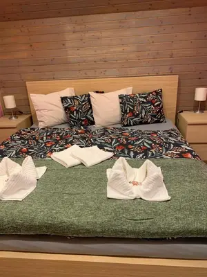 Ein Bett oder Betten in einem Zimmer der Unterkunft Murzeit Dritte