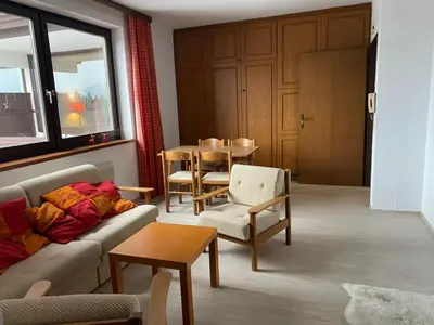 Ein Sitzbereich in der Unterkunft Dachstein Panorama-Lodge