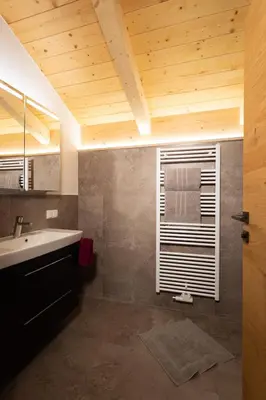 Ein Badezimmer in der Unterkunft BergLeben Zaglauhof