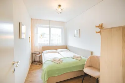 Ein Bett oder Betten in einem Zimmer der Unterkunft Haus Bachinger