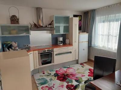 Küche/Küchenzeile in der Unterkunft Appartements Resch