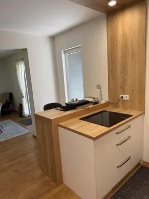 Küche/Küchenzeile in der Unterkunft Resort am Winklfeld 8a