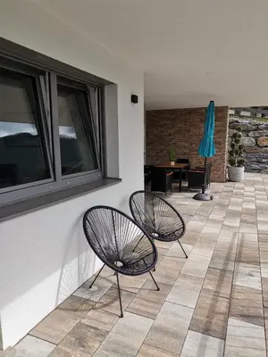 Ein Patio oder anderer Außenbereich in der Unterkunft Berg:Zeit_Apartments